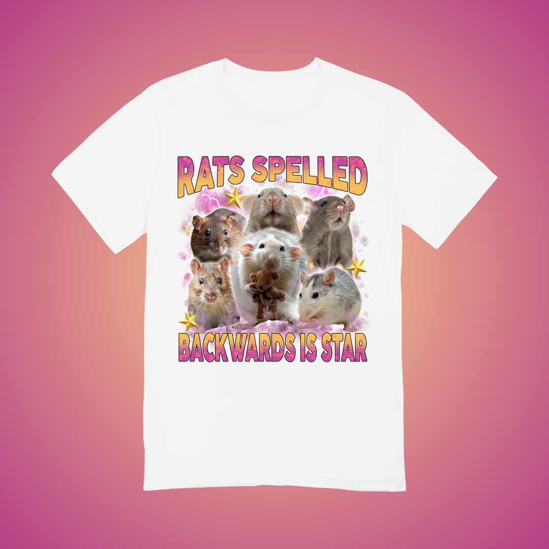 Rats Backwards is Star Graphic Tee
