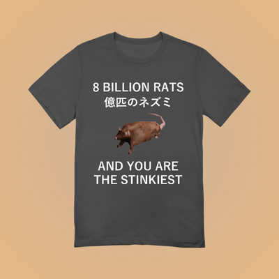 8 Billion Rats Graphic Tee
