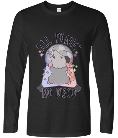 All Panic No Disco Long Sleeve Graphic Tee