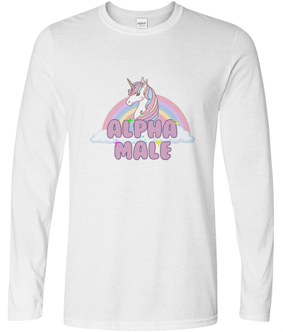 Alpha Male Long Sleeve Graphic Tee