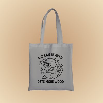 A Clean Beaver Graphic Tote Bag