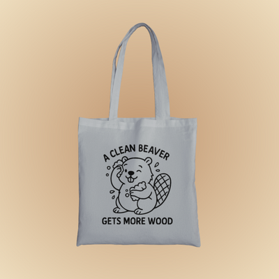 A Clean Beaver Graphic Tote Bag