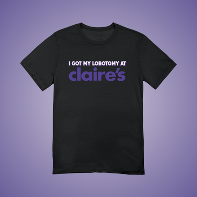Claire's Lobotomy Text Tee
