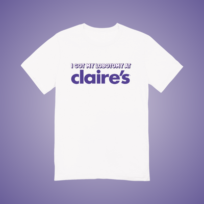Claire's Lobotomy Text Tee