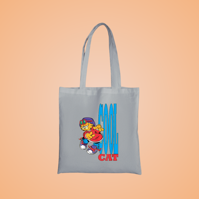 Cool Cat Graphic Tote Bag