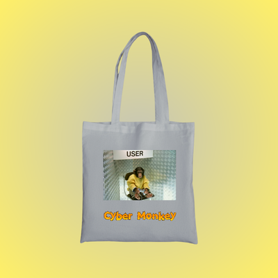 Cyber Monkey Graphic Tote Bag