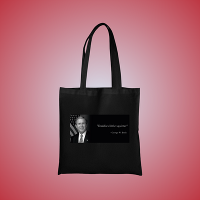 Daddy'a Little Squirter Graphic Tote Bag