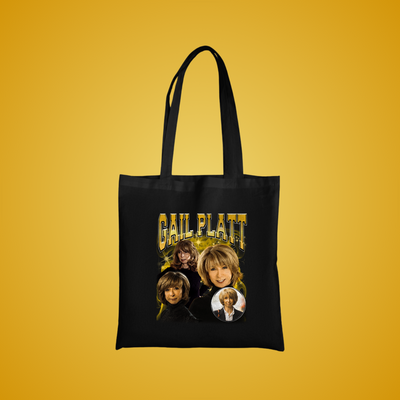Divorced, Beheaded and Died 90's Montage Tote Bag (Yellow)
