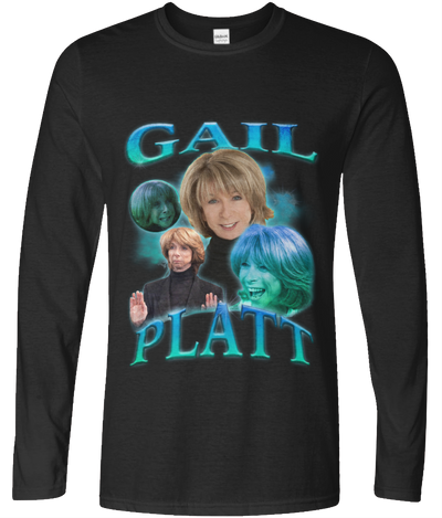 Divorced, Beheaded and Died Long Sleeve 90's Montage Tee (Blue)