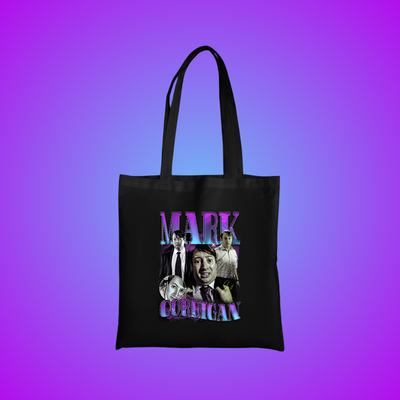 Curmudgeon of Croydon 90's Montage Tote Bag (but it's ✨Purple✨)