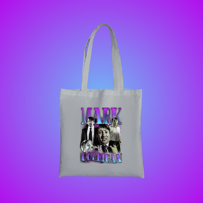 Curmudgeon of Croydon 90's Montage Tote Bag (but it's ✨Purple✨)