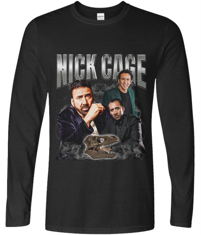 "Put the bunny back in the box." Long Sleeve 90's Montage Tee