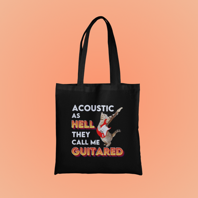 Acoustic As Hell Graphic Tote Bag