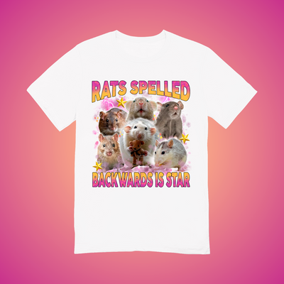 Rats Backwards is Star Graphic Tee